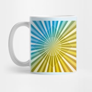 Flash gold and blue Mug